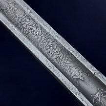 British Boer War Patent Solid Hilt Sword, Lt Claud DArcy Cayley, Middlesex Regt 22